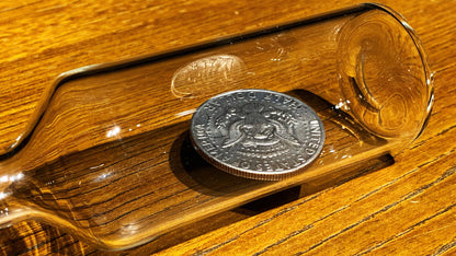 Real Coin in Bottle by Bacon Magic