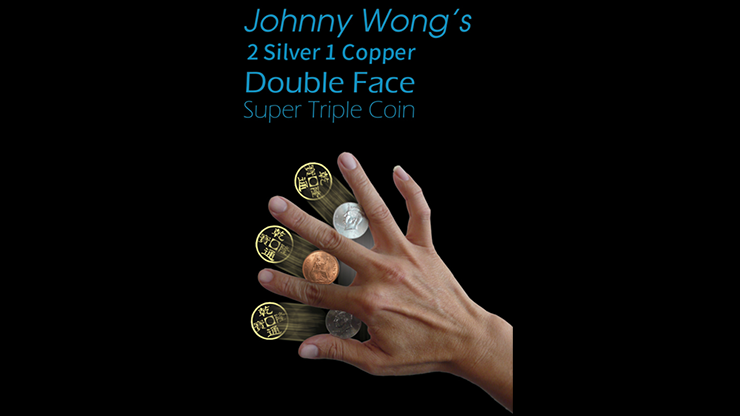 2 Silver 1 Copper Double Face Super Triple Coin