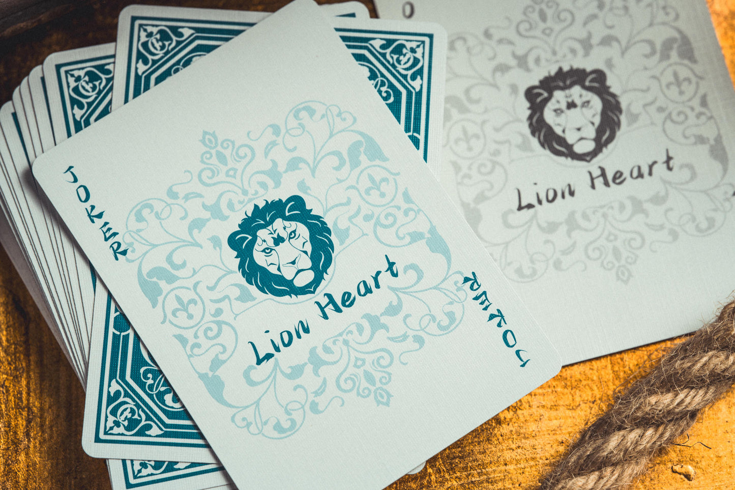 Lion Heart Playing Card by Eric Chien