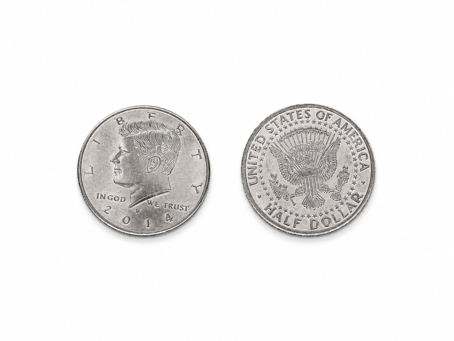 Super Thin Coins (Half Dollar Version) - front and back