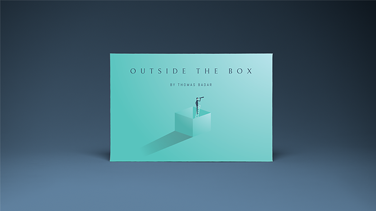 Outside the Box by Thomas Badar - Blue