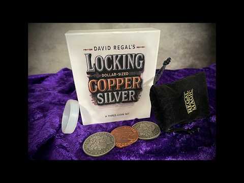 David Regal's Locking DOLLAR-SIZED Copper Silver