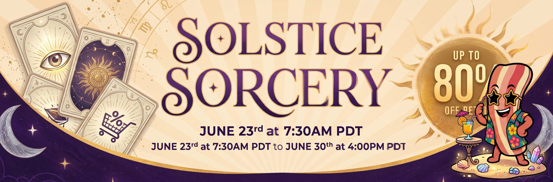 Summer Solstice Sorcery Sale by Bacon Magic