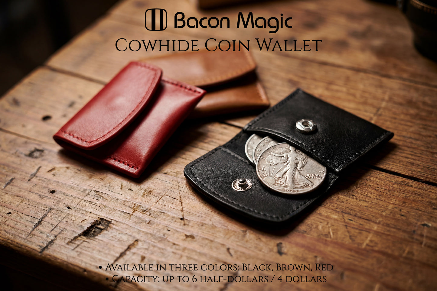 The Cowhide Coin Wallet